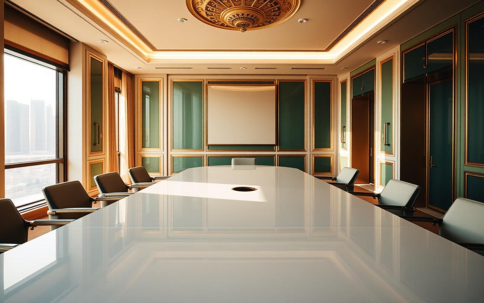 Private advisory boardroom in Abu Dhabi